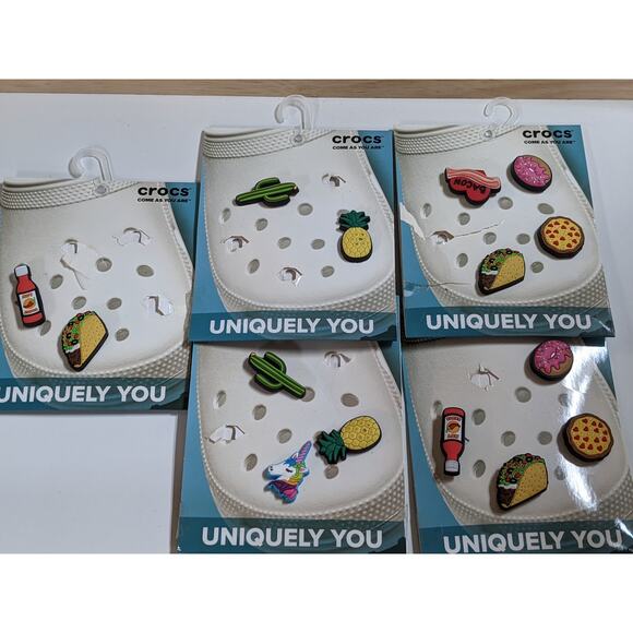 Lot of 15 Croc Charms various colors shapes and themes - Picture 1 of 6
